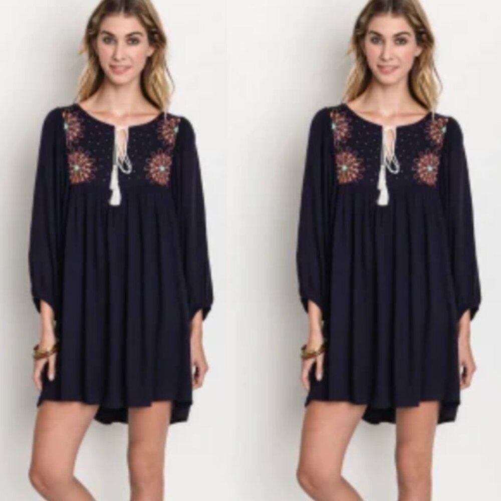 Umgee Boho embroidered dress szS